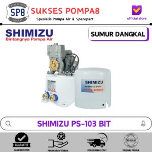 Pompa Air Shimizu PS-103 BIT Otomatis / Pompa Air Sumur Dangkal