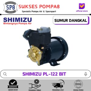 Pompa Air Shimizu PL-122 BIT Non Otomatis / Pompa Air Sumur Dangkal
