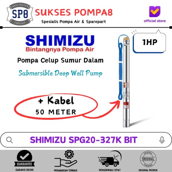 WhatsApp Image 2026-06-04 at 14.39.00 Submersible Pump SHIMIZU 1HP 3" SPG20-327K BIT + Kabel / Pompa Satelit