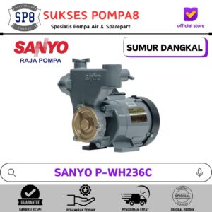 Pompa Air SANYO PWH 236C Non Otomatis / Pompa Air Sumur Dangkal