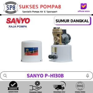 Pompa Air SANYO P-H130B Otomatis / Pompa Air Sumur Dangkal