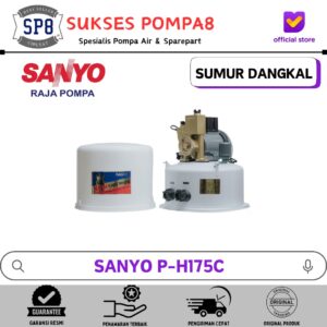Pompa Air SANYO P-H175C Otomatis / Pompa Air Sumur Dangkal