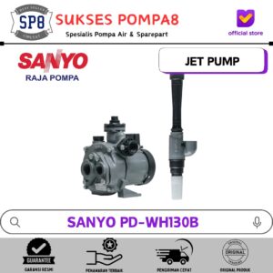 Pompa Air SANYO PDWH130B Non Otomatis / Pompa Air Jet Pump