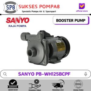Booster Pump SANYO PB-WH125BCPF Non Otomatis / Pompa Air Pendorong