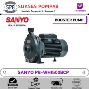 Booster Pump Sanyo PB-WH1500BCP Non Otomatis / Pompa Air Pendorong