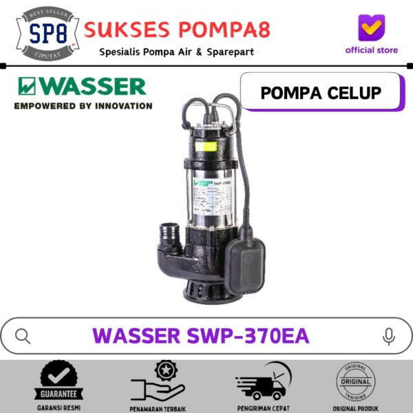 Pompa Celup Kolam WASSER SWP-370EA (AUTO) / Submersible Pump 370W