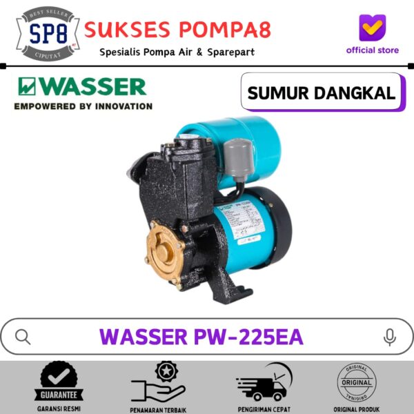 Pompa Air Wasser PW-225 EA Otomatis / Pompa Air Sumur Dangkal