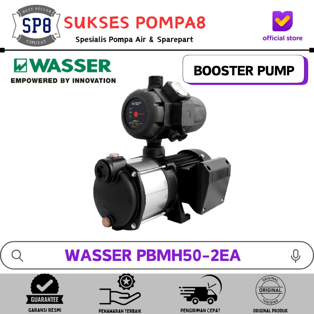 Booster Pump Wasser PBMH 50-2EA / Pompa Pendorong / Multistage