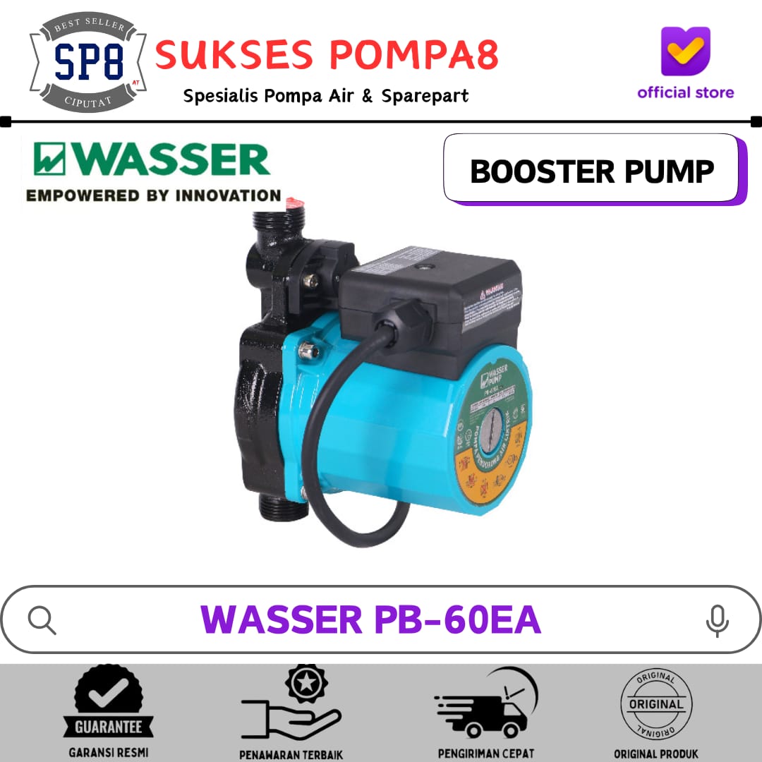Booster Pump Wasser PB-60EA Otomatis / Pompa Pendorong