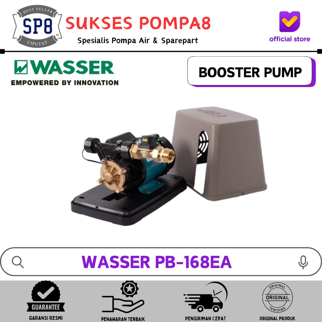 Pompa Air Booster Wasser PB-218 EAC / Pompa Pendorong