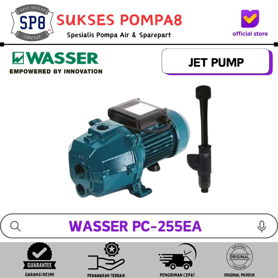Pompa Air WASSER PC-255 EA (NT) Otomatis / Pompa Air Jet Pump
