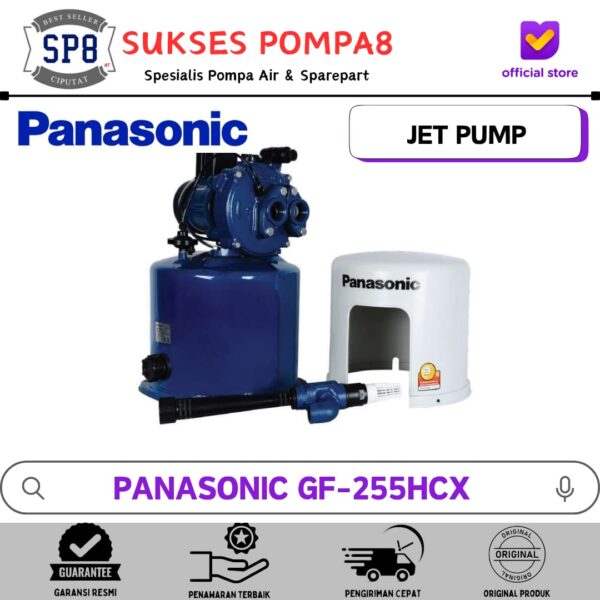 Pompa Air Panasonic GF-255 HCX Otomatis / Pompa Air Jet Pump