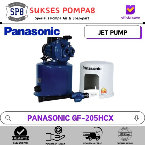 Pompa Air Panasonic GF-205 HCX Otomatis / Pompa Air Jet Pump