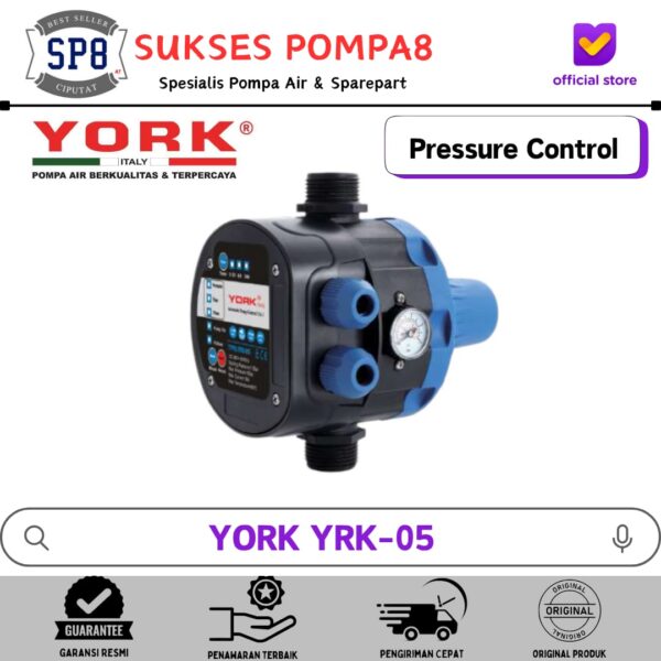 Automatic Pressure Control YORK YRK-5 / Otomatis Pompa 3 IN 1