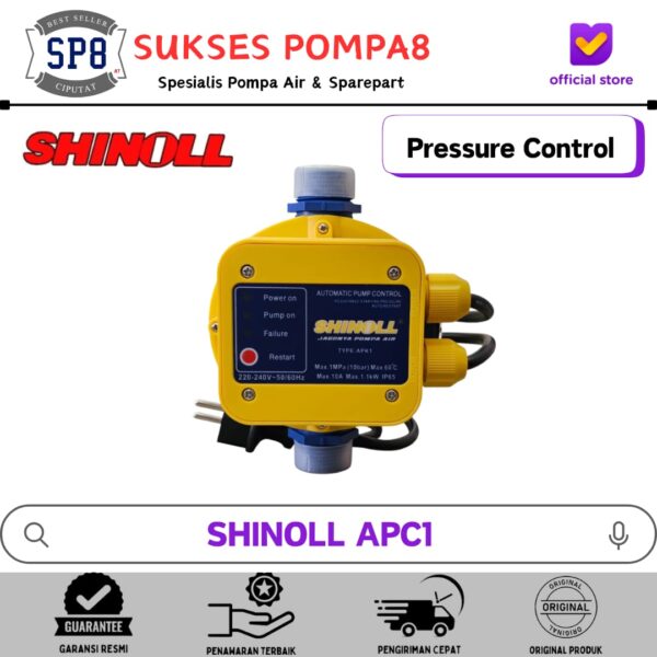 Automatic Pressure Control SHINOLL APC1 / Otomatis Pompa
