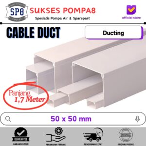 Kabel DUCT / Trunking 50x50 (1,7 Meter) Polos / Wiring DUCT