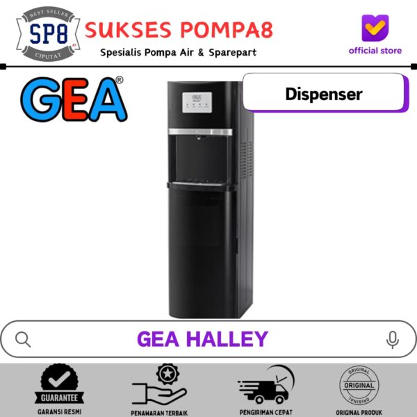 Dispenser Gea Halley Galon Bawah Warna Hitam