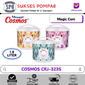 COSMOS Magic Com CRJ-323SS / Rice Cooker (1,8L) Smart Series