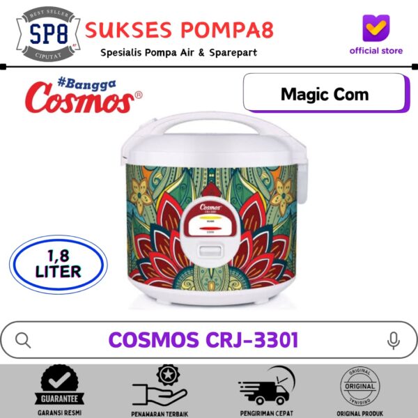 COSMOS Magic Com CRJ-3301 / Rice Cooker (1,8L ) Smart Series
