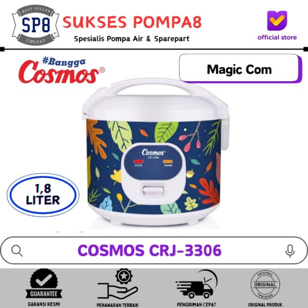 Cosmos Magic Com CRJ-3306 / Rice Cooker (1,8L) Smart Series