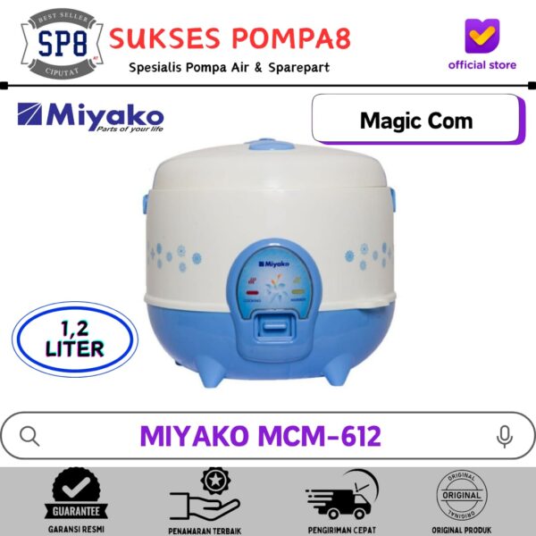 MIYAKO Magic Com MCM-612 Rice Cooker [1,2L]