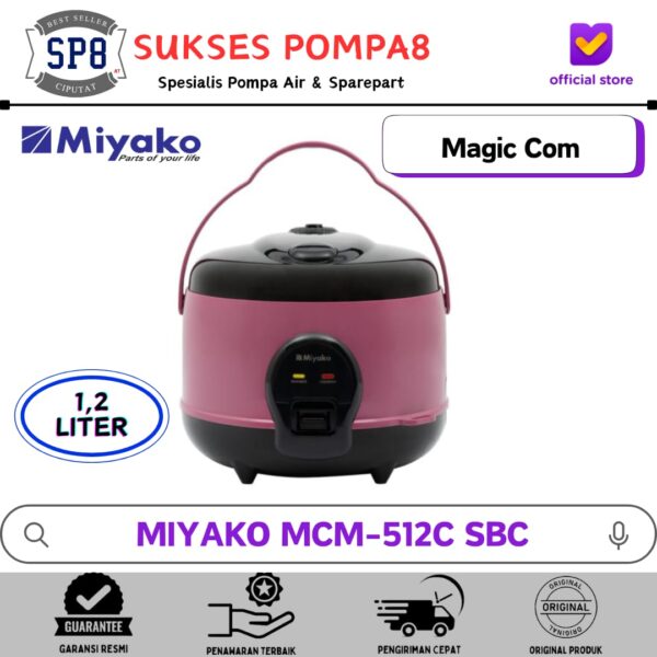 MIYAKO Magic Com MCM-512C SBC / Rice Cooker (1,2L)