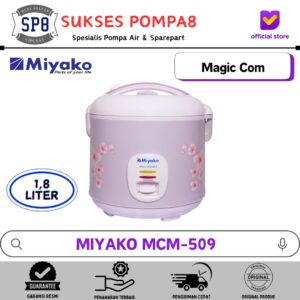 MIYAKO Magic Com MCM-509 Rice Cooker [1,8L] Ungu