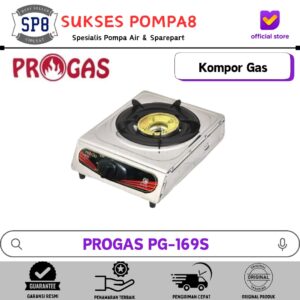 Kompor Gas PROGAS PG-169 Stainless 1 Tungku