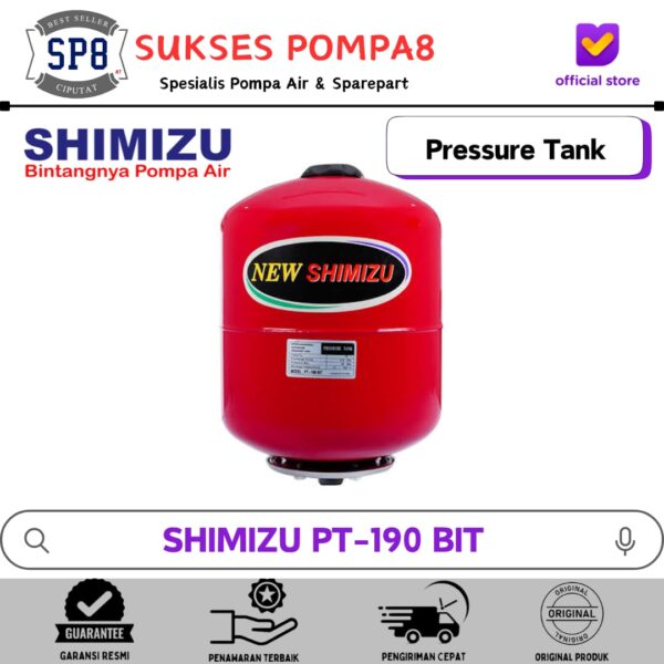Tangki Shimizu PT-190BIT / Pressure Tank Shimizu 19L