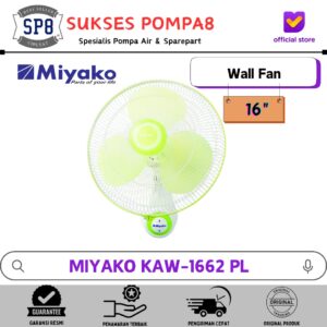 MIYAKO Wall Fan 16 Inch KAW-1662 PL / Kipas Angin Dinding
