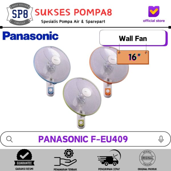 PANASONIC Wall Fan 16 Inch F-EU409 / Kipas Angin Dinding