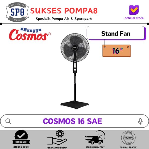 Kipas Angin Berdiri (Stand Fan) COSMOS 16SAE 16 Inch