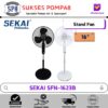 Kipas Angin Berdiri (Stand Fan) Sekai SFN-1623B 16 Inch